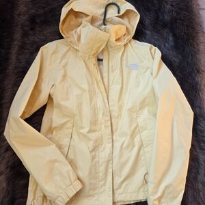 The North Face Women's Light Yellow Rain Jacket